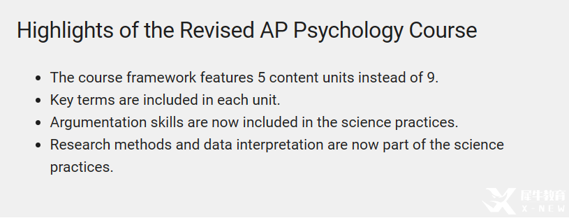 AP心理學(xué)考綱&題型新變化！大考在即，如何備考沖刺5分？