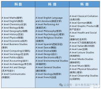 alevel科目匯總，alevel課程暑期培訓班~